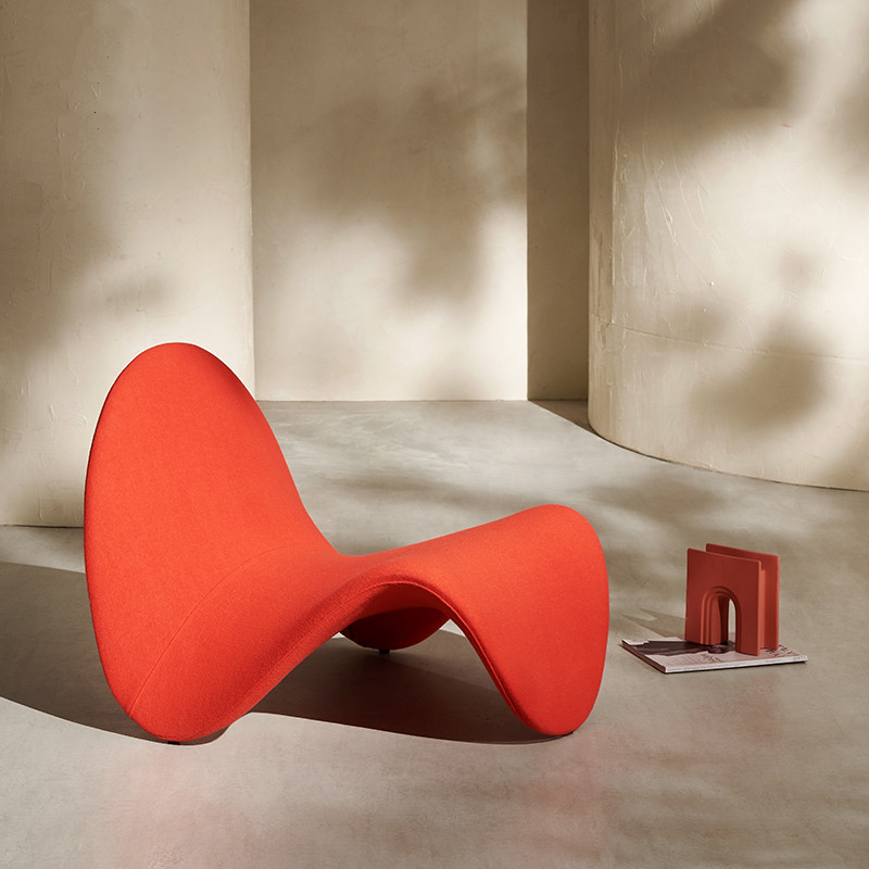 Fancy Designer Sloth Sofa Chair Extremely Brief Nemesis Red INS Tongue Chair Modern Light Lavish Casual Chair Deck Chair Single Chair