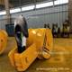 ເຄນຄູ່ຄູ່ຊຸດ hook heavy-duty set electric rotating insulated hook 50-ton travelling hook assembly