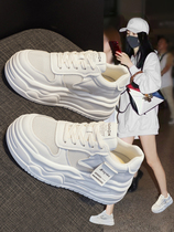 Niche style model~LW-Changer increased mesh genuine leather casual sneakers