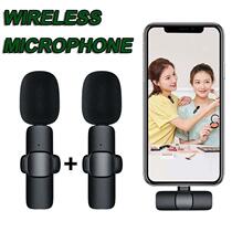 Wireless Lavalier Microphone Audio Video Recording Mini Mic