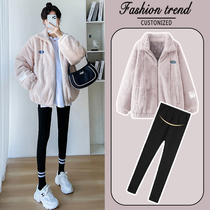 British NEXT ROAD maternity suit autumn and winter fashionable outer coat winter small pregnancy cotton coat for women
