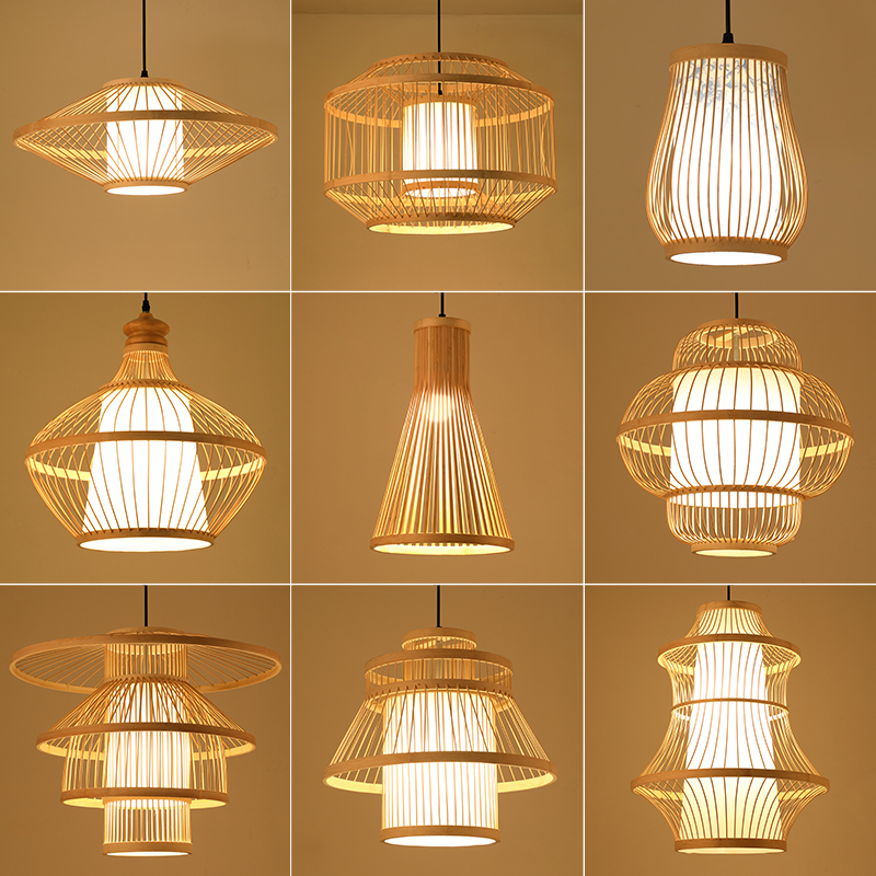 Bamboo Lantern Chandelier Chinese Hot Pot Restaurant Hotel Restaurant Bamboo Art Lamp Shop Commercial Homestay Tea Room Japanese Style Lighting Bamboo Lantern Chandelier Chinese Hot Pot Restaurant Hotel Restaurant Bamboo Art Lamp Shop Commercial Homestay Tea Room Japanese Style Lighting