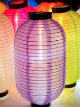 Drawing Winter Melon Lantern Colorful custom Advertising folding Japan-ROK-style lantern opening many colors wine tea word decoration