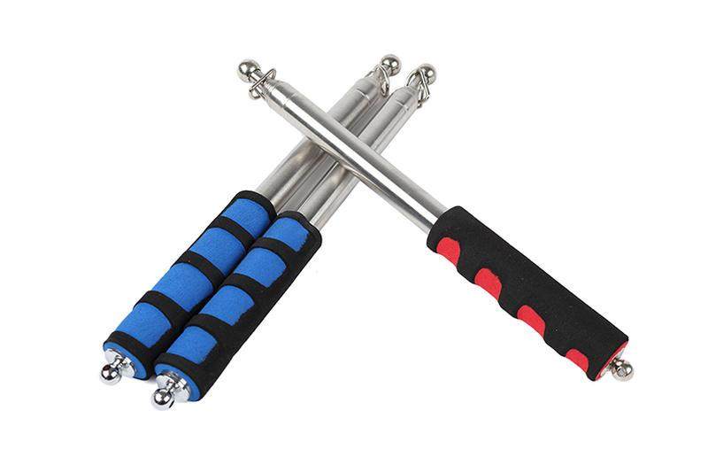 Upscale stainless steel hand flagpole 1 6 m flagpole telescopic portable hand rocking flagpole guided flag waving flagpole-Taobao