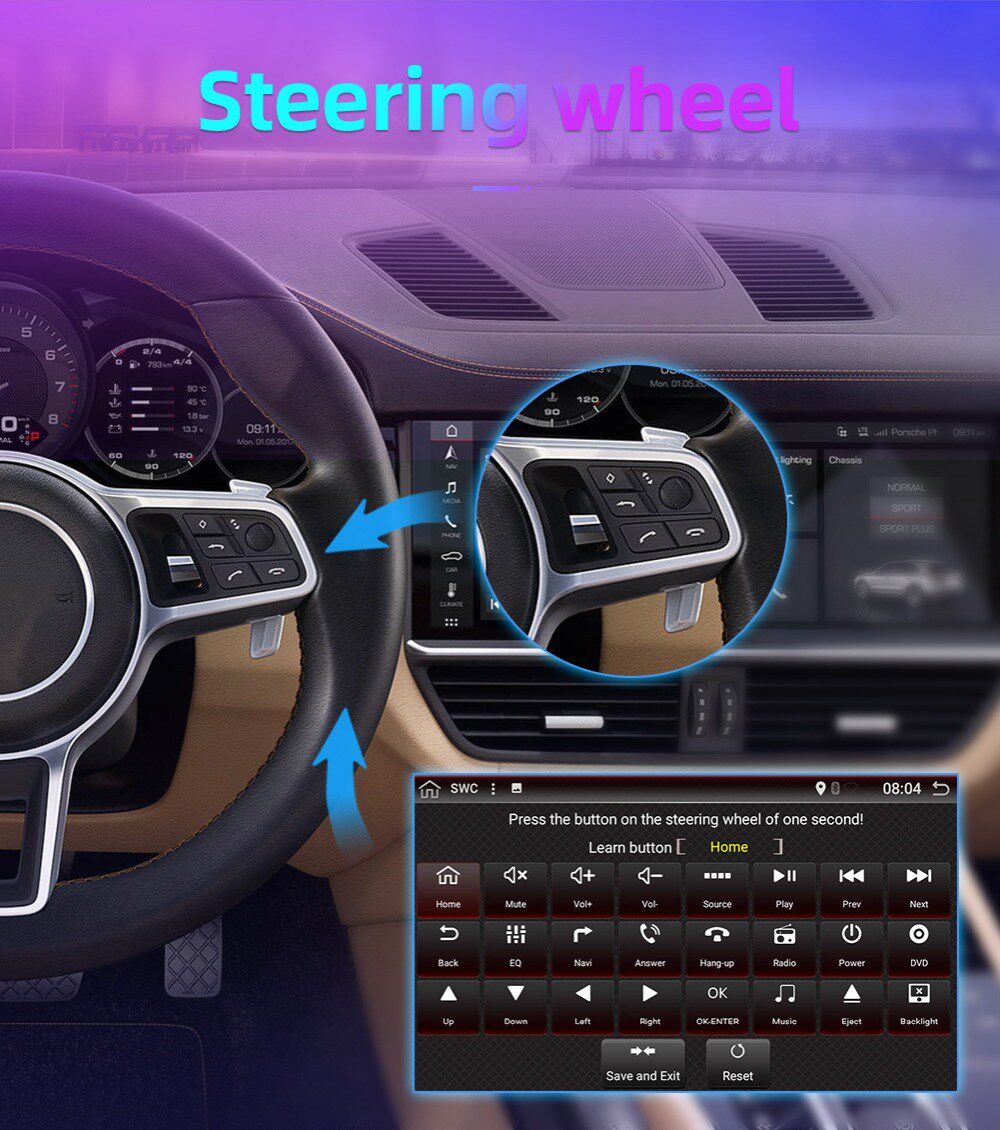 DSP Blue Purple PX6 Android 10 Detail_12