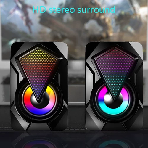 Компьютерный динамик 2.0 USB -игровой стереопроводной динамик