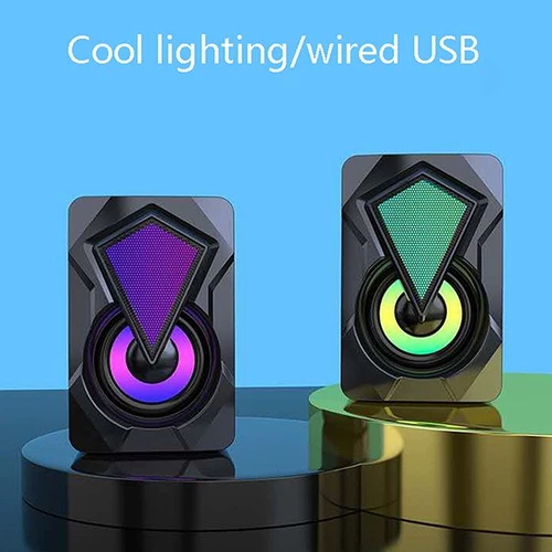 Компьютерный динамик 2.0 USB -игровой стереопроводной динамик