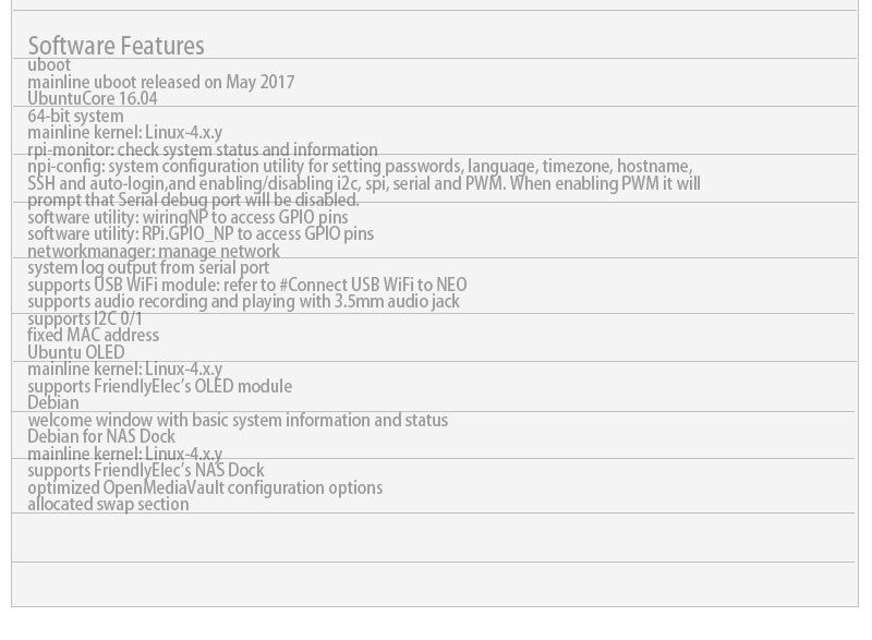 五金配件包装 nanopi neo2 allwinner h5,64 bit high-performance,quad-core a