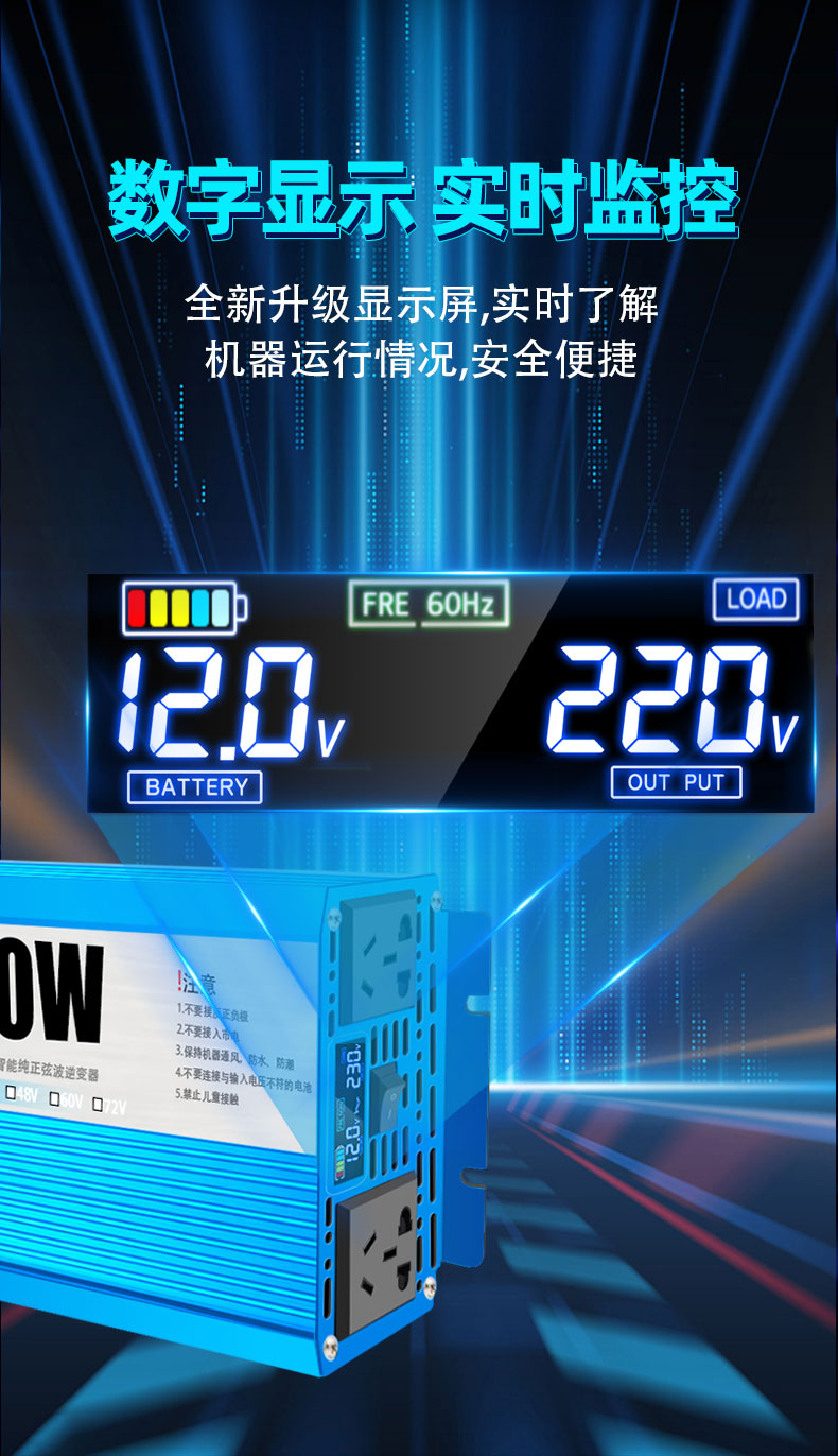 Инвертор Xiweite QW005 500W 12V