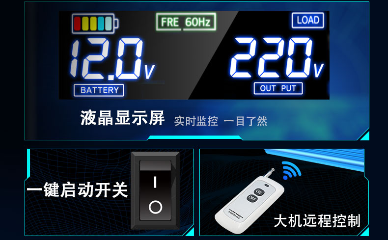 Инвертор Xiweite QW005 500W 12V