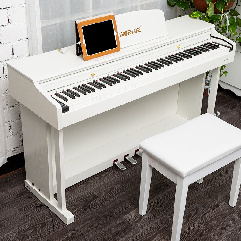 Worlde electronic keyboard 88-key hammer smart piano Adult children's digital piano Electronic piano 88-key