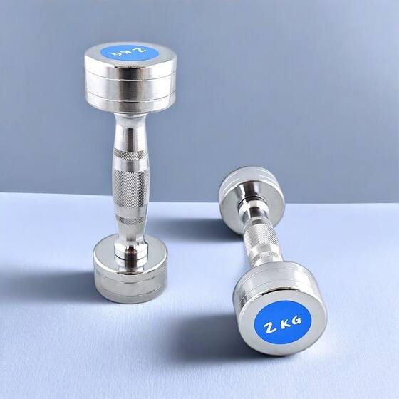 Electroplated Pure Steel Dumbbells for Men, Fitness Equipment for Home Use, Electroplated 2kg 5kg 10kg Carbon Steel Dumbbells for Women