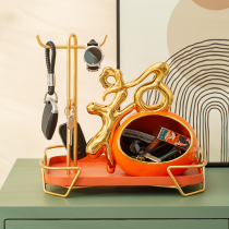 Entrance to the door to put a key containing the creative large capacity minimalist modern living room Shoe cabinet Wine Cabinet Decorations Gift