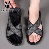 Летние нескользящие тапочки, сетчатые слайдеры для отдыха, популярно в интернете