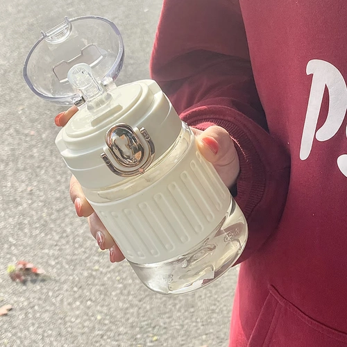 Пластиковый высококачественный удобный спортивный стакан со стаканом для школьников, простой и элегантный дизайн