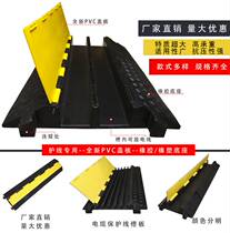 Second line trough rubber cover deceleration belt speed limiter wire and cable protection protector anti-pressure insulation construction facilities