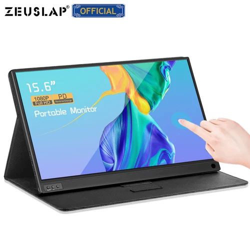 Zeus Lap New 15.6 -дюймовый аккумулятор, касающийся портативного монитора, раскрывает