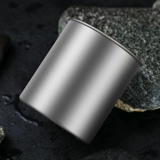 Высокий титановый титановый титановый титановый двойной слой против титана на открытом воздухе Титановый чайная чашка офис кофейная чашка холодная чашка