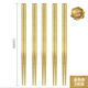 Звездная пустая палочка для еды 5 пары [золотая модель]