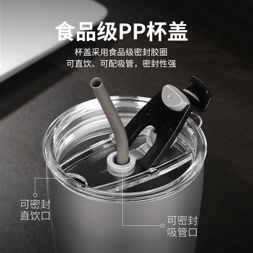 Чистое титановое двойное кофейное чашка Cofite Cup Cup с крышкой с титановым сплавным портативным портативным анти -хат