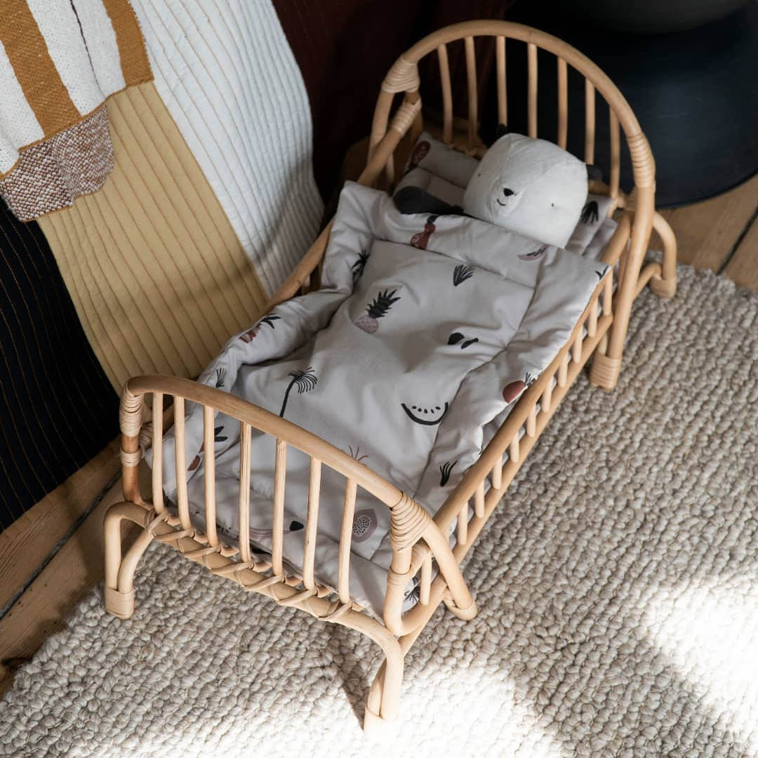 Spot Danish ferm LIVING Fruit pattern Baby bed Bedding Pillow Mattress Quilt 3 pieces of cover-Taobao