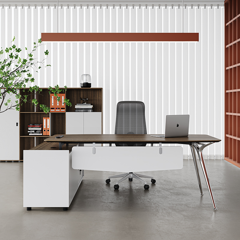 Boss Desk Brief Modern Designer President Chairs Portfolio General Manager Office Big Bandae Desk Desk-Taobao