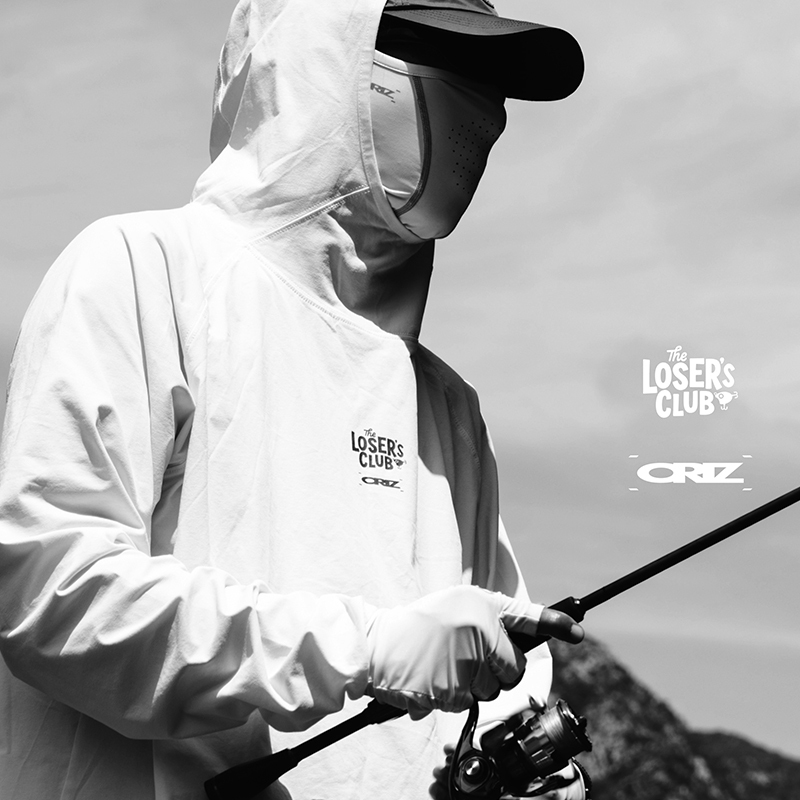 Orizxtlc Waste Club Co-Branded Hooded Sun Protection Shirt, Breathable, Lightweight, Quick-Drying, Suitable for Lure Fishing Orizxtlc Waste Club Co-Branded Hooded Sun Protection Shirt, Breathable, Lightweight, Quick-Drying, Suitable for Lure Fishing