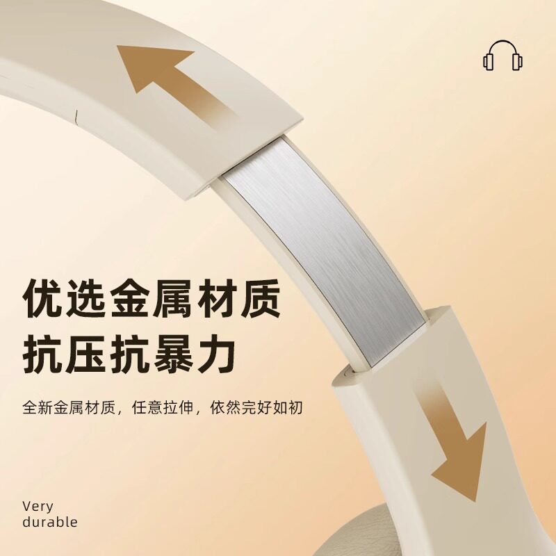 2025 New Over-Ear Bluetooth Headphones Wireless Gaming Computer Mobile Phone Earmuff-Style Noise-Canceling Dedicated for Sports