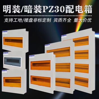 Indoor Pz30 Surface-Mounted and Concealed Electrical Distribution Box, Household National Standard Circuit Breaker Box, Strong Current Wiring Box, Distribution Box