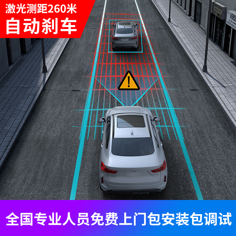 Automotive AEBS Smart Anti-collision System-Automatic Assist Brakes System-Active Safety Early Warning Emergency Brakes-Taobao