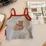 Летняя летняя одежда для девочек, детская короткая майка топ для раннего возраста, детская одежда