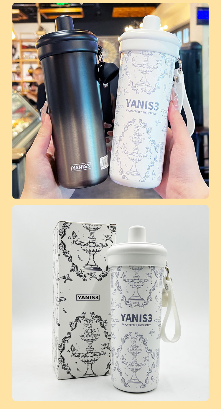 高颜值保温杯2025新款网红爆款女生水杯学生好看吸管杯316不锈钢详情9