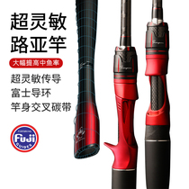 Fuji Guide Ring Ultra Light High Carbon Pan With Far Throw Gun Handle Road Subrod Straight Shank Fishing Rod Drop Wheel ML Quick Transfer Single Pole