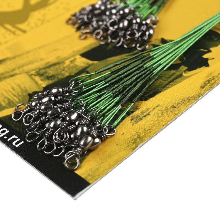 Luya front wire anti-bite wire fishing line 60 board finished connector pin sea fishing wire group with sub-line