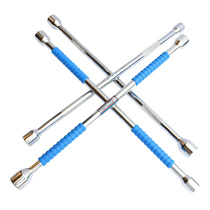 Car tyre wrench lengthened tyre changing tyre cross sleeve suit labor-saving disassembly tool unloading and unloading changing tire deity
