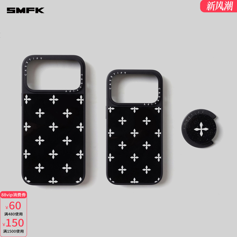 Smfk Black Garden Collaboration Phone Case Casetify Co-Branded Full-Print Cross Flower iPhone 17 Pro Max Phone Case Tpe Eco-Friendly Material Magnetic Airbag Phone Stand Smfk Black Garden Collaboration Phone Case Casetify Co-Branded Full-Print Cross Flower iPhone 17 Pro Max Phone Case Tpe Eco-Friendly Material Magnetic Airbag Phone Stand