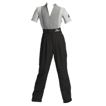 Red dance charm summer Latin dance clothes for children and boys short-sleeved tops practice clothes pants senior boys performance training clothes