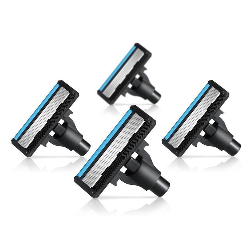 Huanxing Manual Razor Replacement Blades, 5-Layer, 4-Pack, German Imported Shaving Blades, 3-Layer Face Shaving Razor Huanxing Manual Razor Replacement Blades, 5-Layer, 4-Pack, German Imported Shaving Blades, 3-Layer Face Shaving Razor