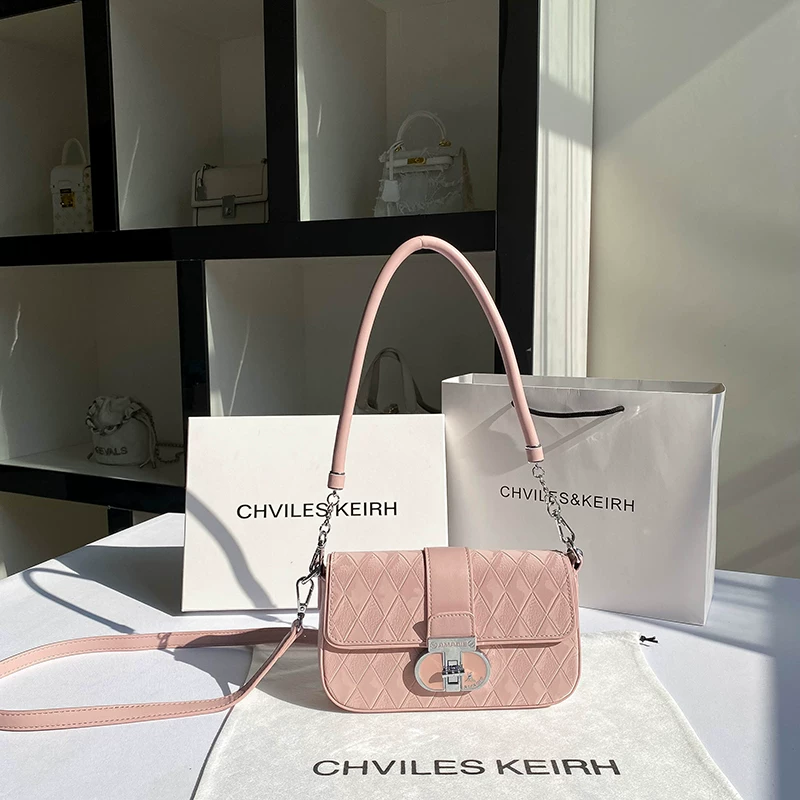 Сумка через плечо CHALIE&KOLSR с узором из камней, сумка через одно плечо