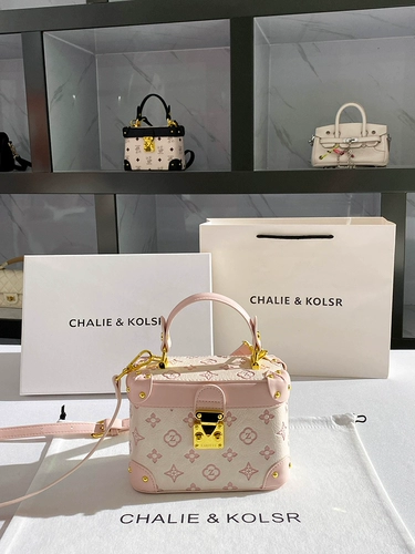 Розовое элитное ведро, сумка на одно плечо