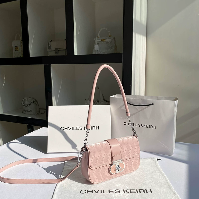Сумка через плечо CHALIE&KOLSR с узором из камней, сумка через одно плечо
