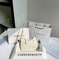 Chalie & Kolsr Нишевые вышиваемные бары Canvas French Bars под пакетом подмышек женская весна и осень 2024 г.