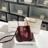 Chalie & Kolsr Women's Women's Bags Chunxia jiujiu High -End Sensing Barbar 2024 Новый модный карманный магазин Shoppy