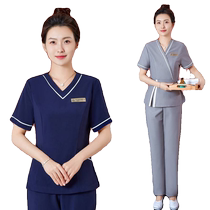 Confinement center maternity nurse work clothes breathable suit beauty salon skin manager work clothes massage technician clothes summer