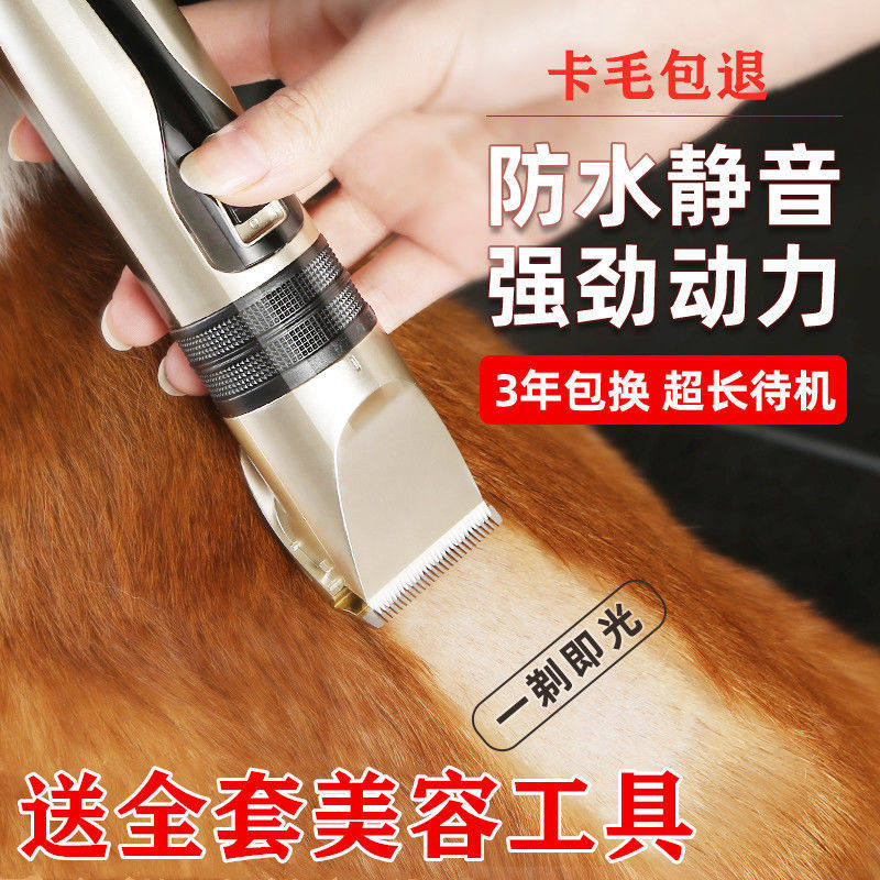 Dog shaver pet electric clipper professional cat electric clipper large dog mute dog hair teddy liu artifact