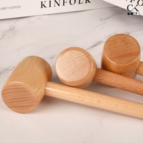 Massage hammer massage stick back hammer meridian shoulder and neck tapping stick wooden back beater whole body small artifact