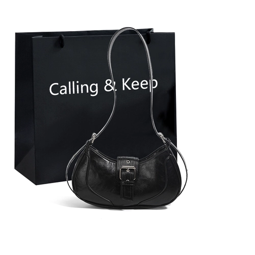 Брендовая сумка подмышку, сумка на одно плечо, изысканный стиль