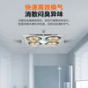 Bull Pvc Gypsum Board Plastic Honeycomb Panel Light Bulb Heating Bathroom Heater 30X30 Bathroom Exhaust Fan Lighting Integrated