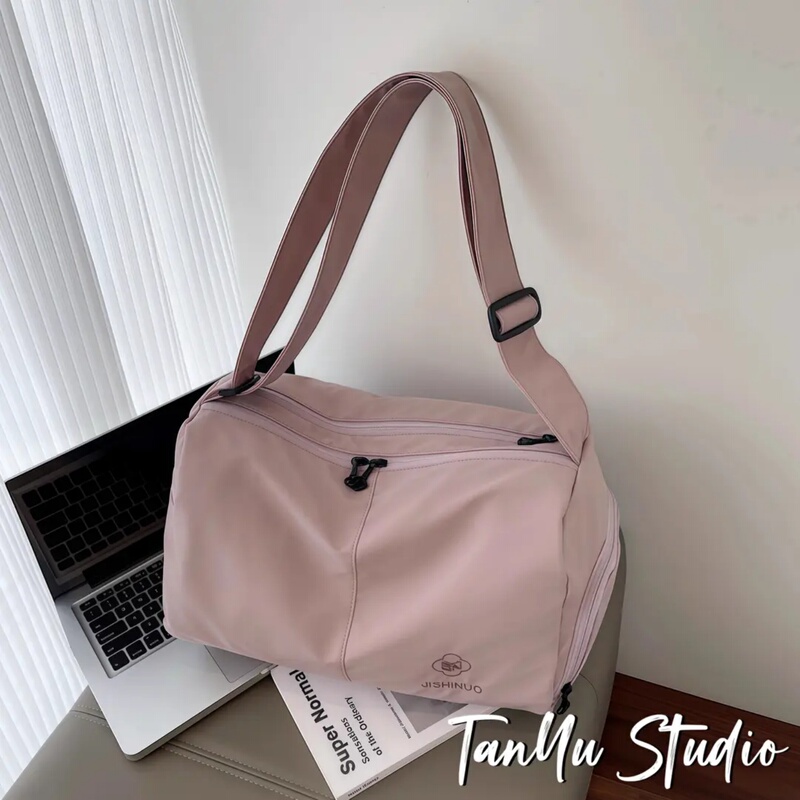 Tanyu Travel Bag, Short-Distance Lightweight Dry and Wet Separation Small Yoga Bag, Portable Small Luggage Bag, Women's Sports and Fitness Bag Tanyu Travel Bag, Short-Distance Lightweight Dry and Wet Separation Small Yoga Bag, Portable Small Luggage Bag, Women's Sports and Fitness Bag