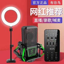 Bugu Bird E6 Sound Card Live Singing Equipment Full Suit Main Podcast Mobile Phone Outdoor Special Shake-Up Fast Hand Microphone
